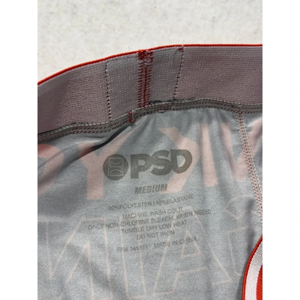 PSD Boxer Briefs Mens Medium Black Thank You Graphic Funny Stretch Underwear